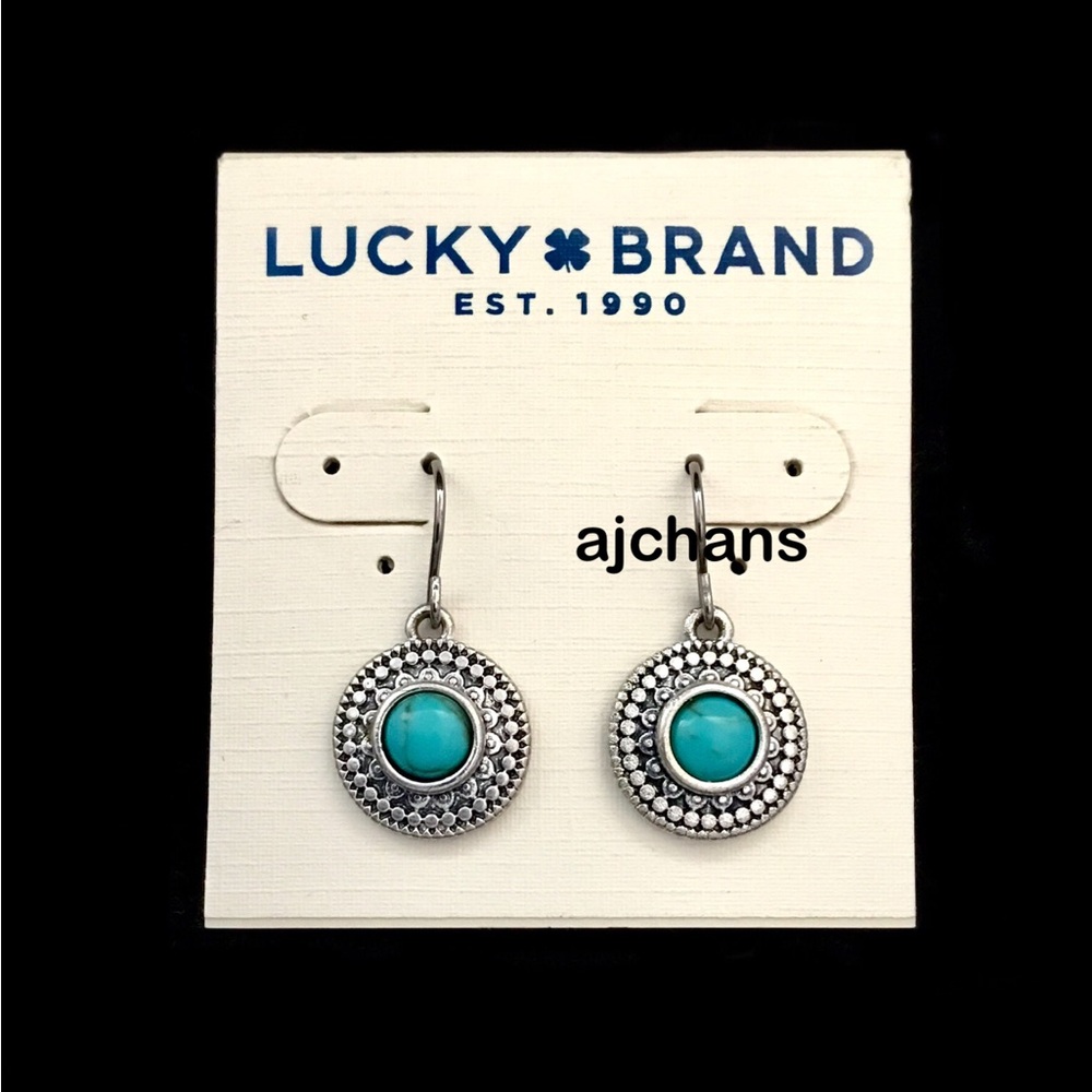 Lucky Brand Turquoise Drop Earrings